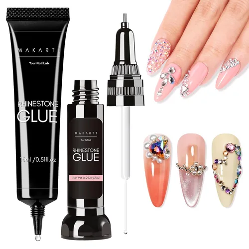 Miniatura 12 de Makartt 3D Gel de Arte de Uñas para Esculpir: Gel de Uñas 3D Multifuncional de 15g Transparente 3-en-1 para Moldear y Pintar Diseños de Uñas