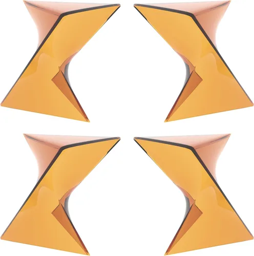 Miniatura 25 de LeisureMod Randolph - Mesa auxiliar apilable de 15.75 pulgadas, resistente a la intemperie, versátil mesa auxiliar triangular de plástico para sala