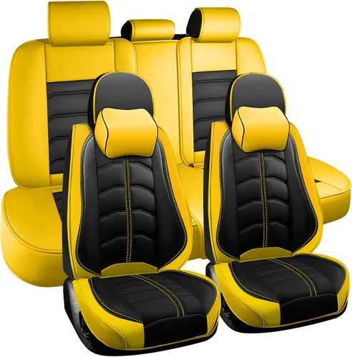 Miniatura 15 de Funda de asiento de automóvil para Volkswagen New Beetle 2000-2010, funda de asiento duradera, resistente al desgaste, impermeable, transpirable