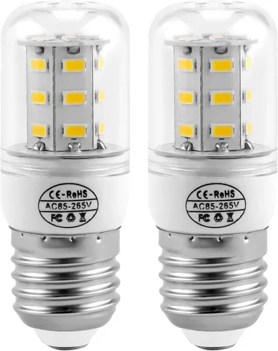 AMI PARTS Paquete de 2 bombillas 5304511738 para refrigerador de 3.5 W (luz cálida de 110 V-240 V) LED kei d34l de repuesto para refrigerador 458444