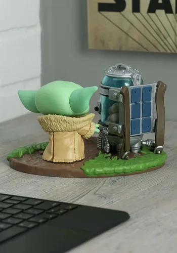 Miniatura 3 de Funko Pop Deluxe Star Wars: The Mandalorian - El niño con bote, multicolor, estándar