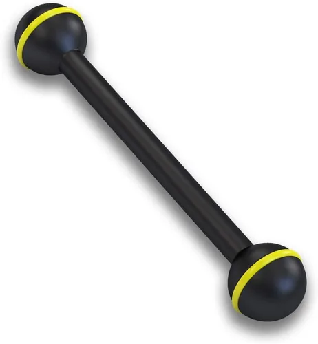 Miniatura 4 de Brazo de bola doble de 5 "/12,7 cm, aleación de aluminio, brazo de extensión de cabeza de bola, conector de sistema de iluminación subacuática