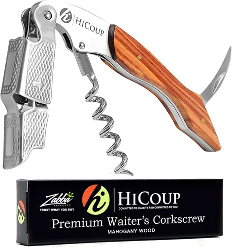 Miniatura 15 de Sacacorchos para camareros De HiCoup. Premium, todo-en-uno sacacorchos, abre botellas y cortador de lámina, Fine Ying Yang