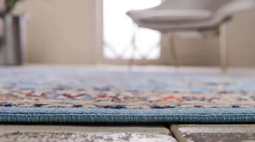 Miniatura 433 de Unique Loom Colección Sialk Hill - Alfombra de área Washington (3 pies 3 pulgadas x 5 pies 3 pulgadas, rectángulo, burdeos/crema)