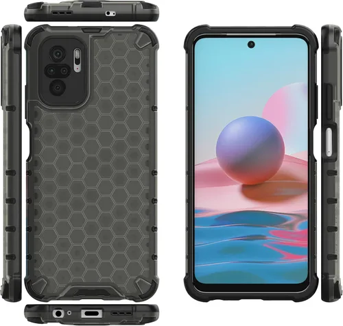 Miniatura 102 de Funda para Xiaomi Poco M5s 4G, Funda para Redmi Note 10 4G / Note 10S 4G / Note 11 SE (India) Case Case 2 en 1 Funda para teléfono Blanco