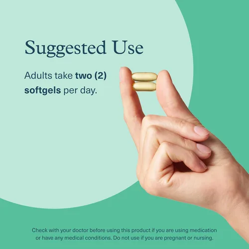 Miniatura 7 de Youtheory Omega Ocean-Friendly - Suplemento de algas Omega 3 con EPA y DHA - Apoya la salud cerebral y ocular* - A base de plantas - para dietas