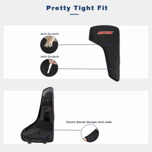Miniatura 3 de Funda para reposabrazos de consola central, consola de protección completa, reposabrazos de cuero, accesorios interiores para Chevrolet Camaro