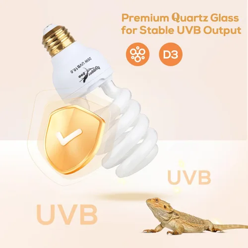 Miniatura 6 de Bombilla UVB para reptiles, 10.0 26 W UVB para reptiles, Hygger zoo UVA UVB para reptiles, bombilla UVB para reptiles, bombilla UVB para dragón