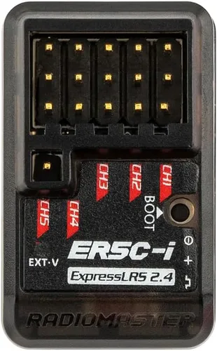 RadioMaster ER5C-i 2.4GHz ELRS PWM Receptor RadioMaster RC 5CH ExpressLRS 2.4GHZ PWM Receptor para superficies RC (HELIDIRECT)