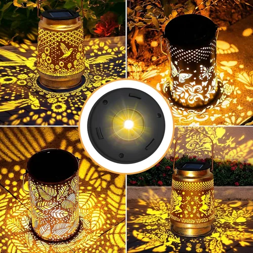 Miniatura 3 de Ostritec Paquete de 2 luces solares de repuesto, parte superior de 3.3 pulgadas, parte inferior de 2.91 pulgadas, impermeable, blanco cálido