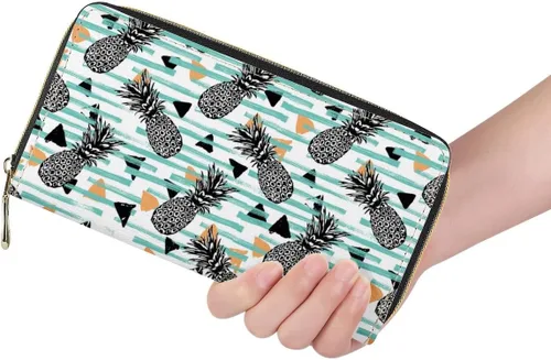 Miniatura 2 de Cartera de viaje para mujer, estilo bohemio, monedero, monedero, embrague, funda para teléfono celular