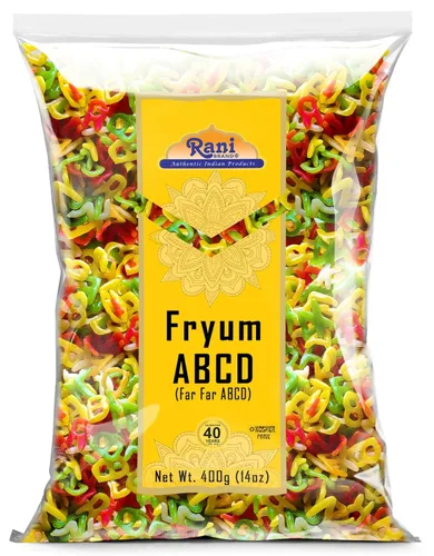Miniatura 15 de Rani Far Far / Fryums (pellet de trigo y tapioca) Forma de anillo de 7 onzas (7.05 oz) ~ Vegano, Kosher, sin cocinar, utilizado para hacer papad