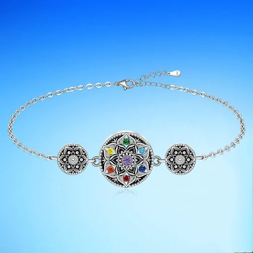 Miniatura 9 de Red Cardinal Bracelet Flamingo Turtle Bracelet Cat Dog Paw Print Bracelets for Women Sterling Silver Cute Animal Jewelry Gifts Friendship Mothers