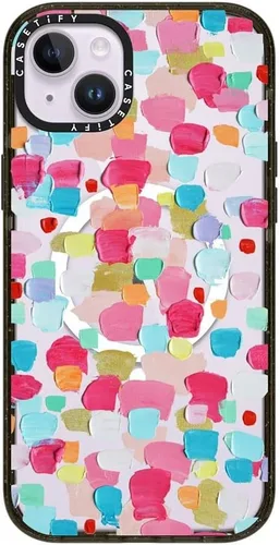 Miniatura 208 de CASETiFY Impact - Funda para iPhone 13 [protección contra caídas de 6.6 pies/compatible con Magsafe] Black Kingsnake, color negro transparente