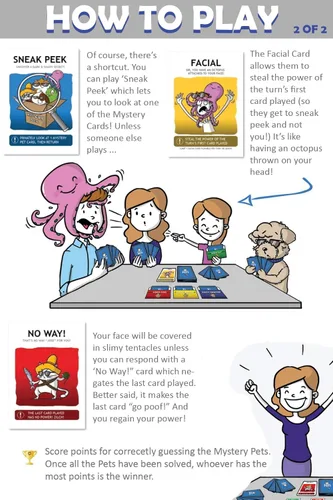 Miniatura 6 de Shady Pets Juego de cartas: divertido juego familiar para niños, adolescentes y adultos, de 2 a 6 jugadores, ideal para noches de juegos, fiestas