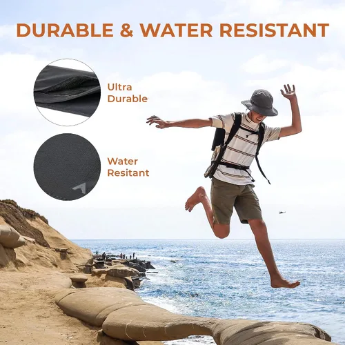 Miniatura 5 de Allett Monedero 2.0 Nylon, bloqueo RFID, bolsillo de velcro, delgado, minimalista, plegable, resistente al agua, delgado, bolsillo frontal