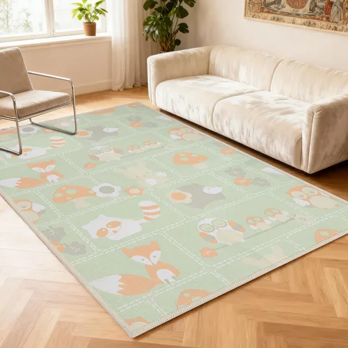 Miniatura 10 de Alfombra de entrada lavable de 2 x 3 pulgadas, alfombra pequeña para entrada, cocina, baño, antideslizante, estampado floral, alfombra de entrada