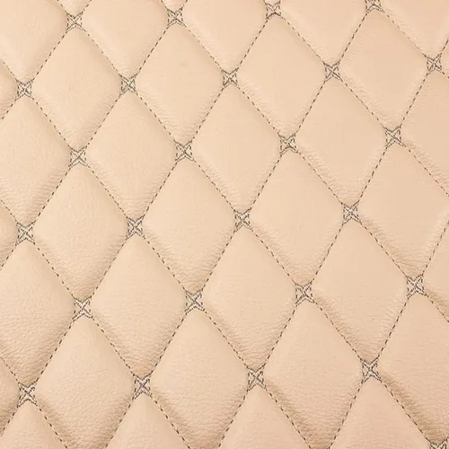 Miniatura 14 de Tela de espuma acolchada de vinilo de piel sintética de diamante con respaldo de espuma de 1/4 pulgadas de grosor para tapicería, cabeceras