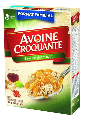 Miniatura 2 de Oatmeal Crisp Cereal con sabor a nuez de arce, 24.69 oz {Importado de Canadá}