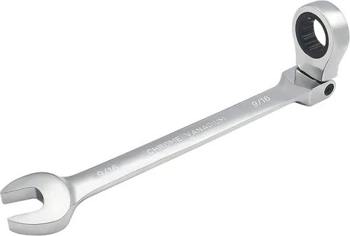 Miniatura 21 de Llave combinada de trinquete de cabeza flexible de 3/4 pulgadas SAE 72 dientes de 12 puntos de trinquete de caja de trinquete y herramientas