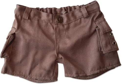 Pantalones cortos tipo cargo con diseño de oso de peluche de 14 a 18 pulgadas, construye un oso y haz tus propios animales de peluche