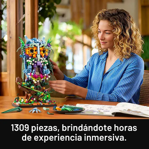 Miniatura 7 de Sillbird Juego de construcción de búho de flores para adultos, regalos creativos para mamá, esposa, mujer, novia, pareja, decoración del hogar