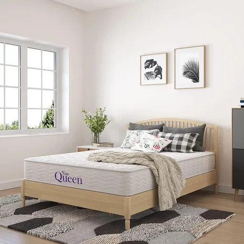 Miniatura 3 de NapQueen - Colchón de resortes internos de 6 pulgadas, tamaño Queen, firmeza media, con alivio de soporte, cama en una caja, blanco