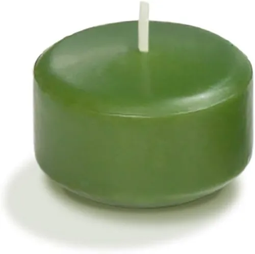 Miniatura 53 de yummi Caja de 18 velas flotantes color rojo rubí de 3 pulgadas