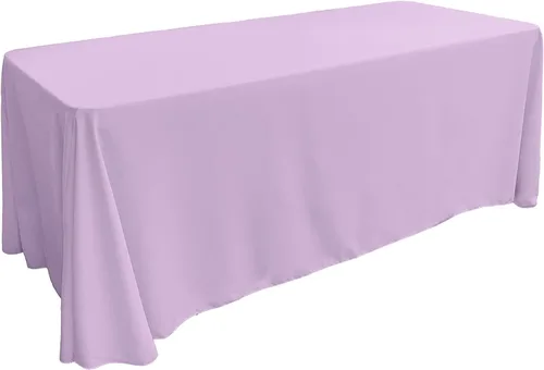 Miniatura 45 de LA Linen Mantel rectangular lavable de popelín de poliéster, resistente a las manchas y a las arrugas, cubierta de mesa 60x84, mantel de tela