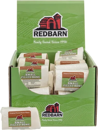 Miniatura 10 de Redbarn Pet Products Huesos Rellenos para Perros Mantequilla de Maní, Queso N' Tocino, Carne de Res, Golosinas Dentales Naturales de Larga Duración