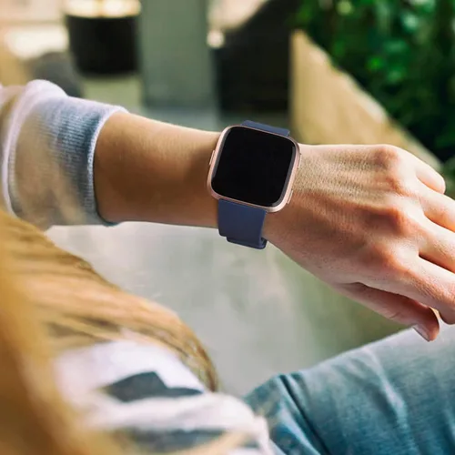 Miniatura 7 de Paquete de 6 correas deportivas compatibles con Fitbit Versa 2 / Fitbit Versa / Versa Lite / Versa SE, correas de repuesto clásicas de silicona