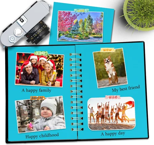 Miniatura 6 de 25 hojas de papel de cartulina azul 8.5'' x 11'', papel grueso de 250 g/m²/92 lb para álbum de recortes, invitaciones, impresión y tarjetas