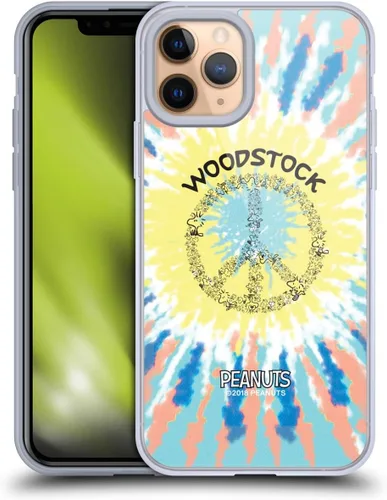 Miniatura 204 de Head Case Designs Funda de gel Woodstock 50th con licencia oficial de Peanuts Snoopy Guitar 1969 [protección de grado militar] compatible con Apple