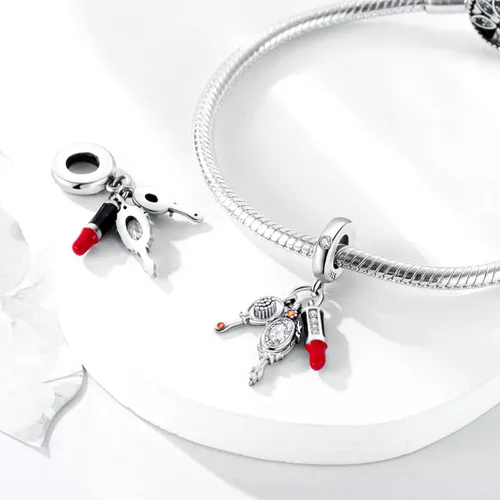 Miniatura 45 de Hapour Dijes de plata de ley 925 para pulseras, collar, joyería europea, colgante de cuentas para mujeres y madres