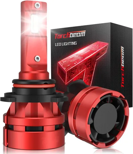 Miniatura 12 de Torchbeam T2 H4/9003 Bombillas de haz alto/bajo, 45,000 lm 6500 K ultra blanco, bombillas H4 mini tamaño 1:1, ventilador de enfriamiento de 12,000