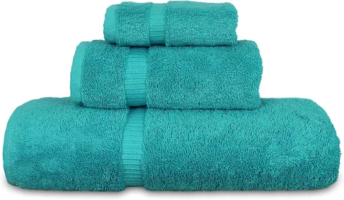 Miniatura 88 de Colección de calidad de hotel y spa, altamente absorbente y de secado rápido, 100% algodón turco, 750+ GSM, toallas ecológicas, toallas con borde