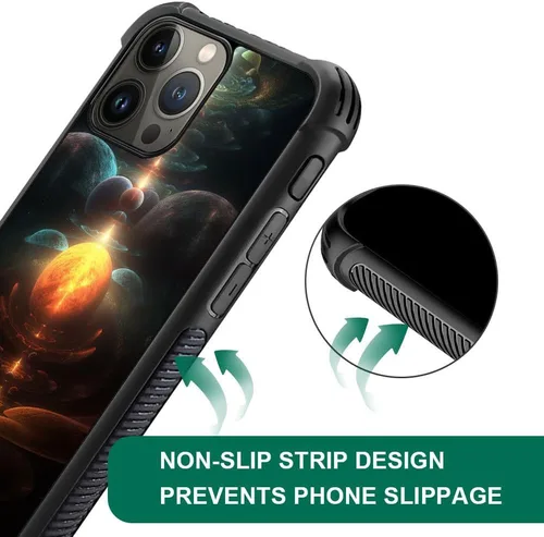 Miniatura 125 de DAIZAG Compatible con iPhone 13 Pro Max, Funda de TPU Protectora Anti-Arañazos Todo En Uno, Fundas para Hombre Mujer - Motivo de Madera Americana