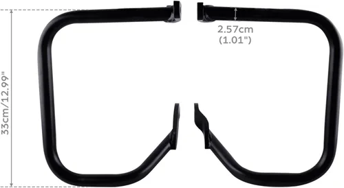 Miniatura 3 de XMT-MOTO Protector de alforja trasera para los modelos Harley-Davidson FLST y FLSTC 2000-2017 y FXST FXSTB y FXSTS 2000-2005