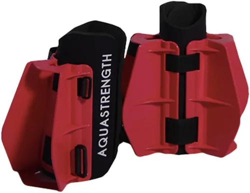 Miniatura 6 de Aquastrength Aletas de resistencia acuática Aumenta el arrastre para fuerza y tonificación Pesas de piernas de agua para piscina Guía