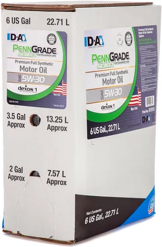 Miniatura 7 de PENN GRADE 61515, aceite de motor sintético completo seleccionado SAE 5W-30, 6 galones