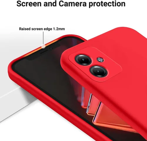 Miniatura 4 de Funda para teléfono Motorola G54 5G, Moto G54, goma de silicona líquida suave de alta calidad para mujeres y hombres, protección de cuerpo completo