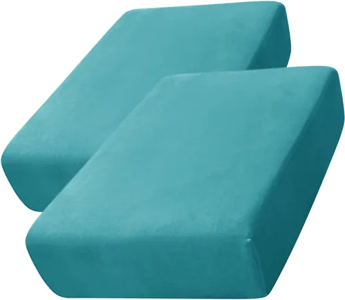 Miniatura 51 de CONRUSER Funda de cojín elástica de terciopelo suave, funda de cojín de felpa de terciopelo suave, funda de sofá, protector de muebles con parte