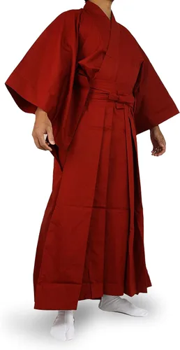 Miniatura 4 de Edoten Japonés Samurai Hakama Uniforme Ropa tradicional japonesa Kimono RD × RD S