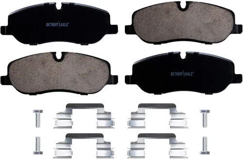 Miniatura 6 de Detroit Axle - Pastillas de freno para Land Rover Range Rover Sport LR3 2006-2009 pastillas de freno de cerámica delanteras y traseras con repuesto