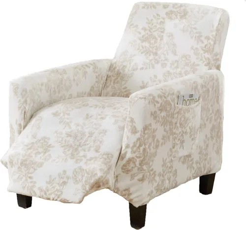 Miniatura 22 de Great Bay Home Funda elástica de felpa de terciopelo para silla con brazo, protector de muebles de silla de terciopelo, suave, antideslizante, alta