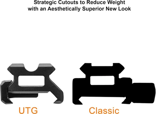 Miniatura 2 de UTGLeapers Inc., UTG SS Picatinny Riser Mount, 1", 13 Slots