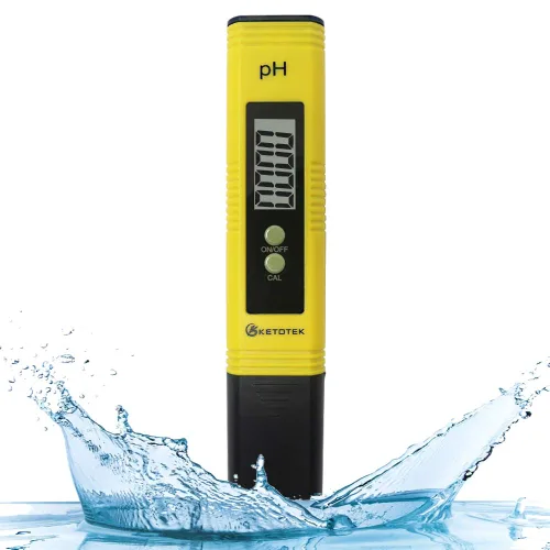 KETOTEK Medidor digital de pH para agua, medidor de pluma de pH con ATC, probador de pH con rango de medición de 0.00-16.00ph para agua potable,