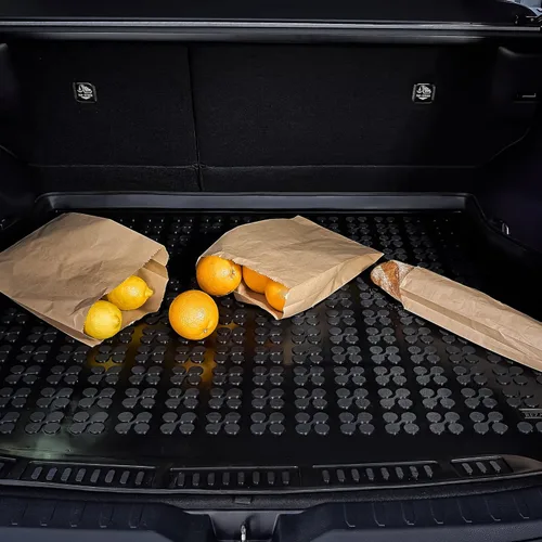 Miniatura 5 de Rezaw-Plast Juego de alfombrillas para piso de automóvil compatibles con Mercedes Benz GLB 2019, 2020, 2021, 2022, 2023, alfombrillas de piso