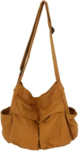Bolso cruzado bohemio hipster hobo bohemio hippie bolso bandolera bolso de lona bolso estético bolso grande bolso de hadas Grunge bolso