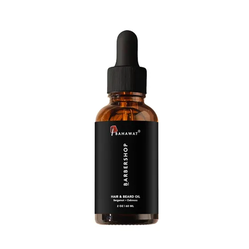 BAHAWAT Aceite para barba, acondicionador y suavizante de aceite para barba de alta calidad, aroma de barbería, elimina la picazón de la barba,